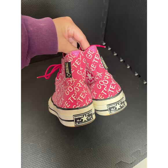 Converse Chuck 70 Gore-Tex Print Pink Unisex 162352C Sneakers Womens 9.5 - Picture 6 of 8